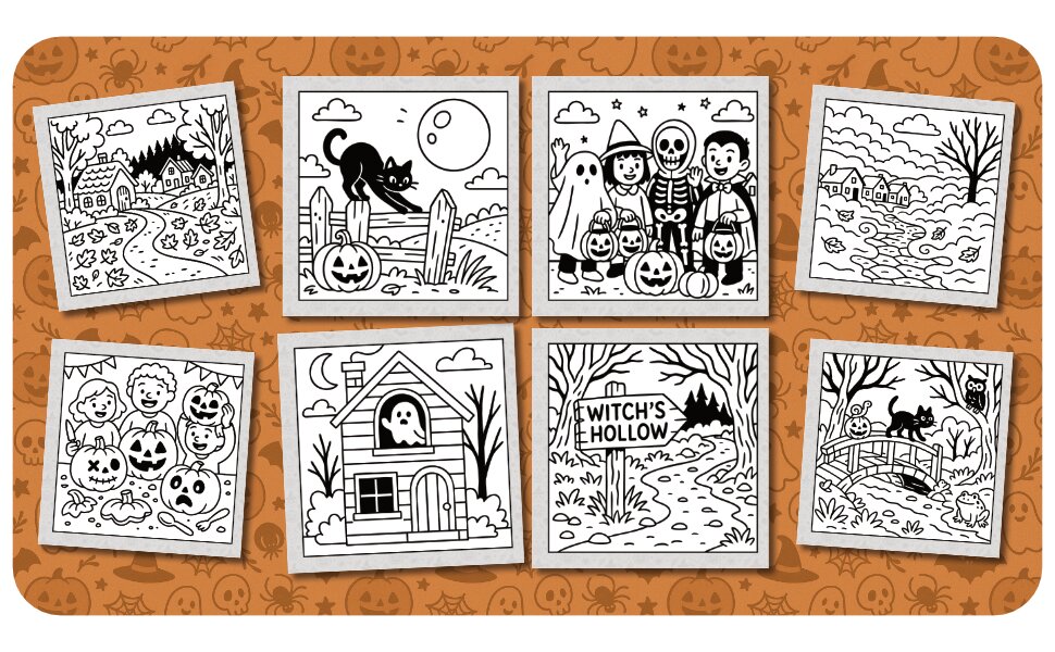 Free Spooky and Sweet coloring page — sample 3