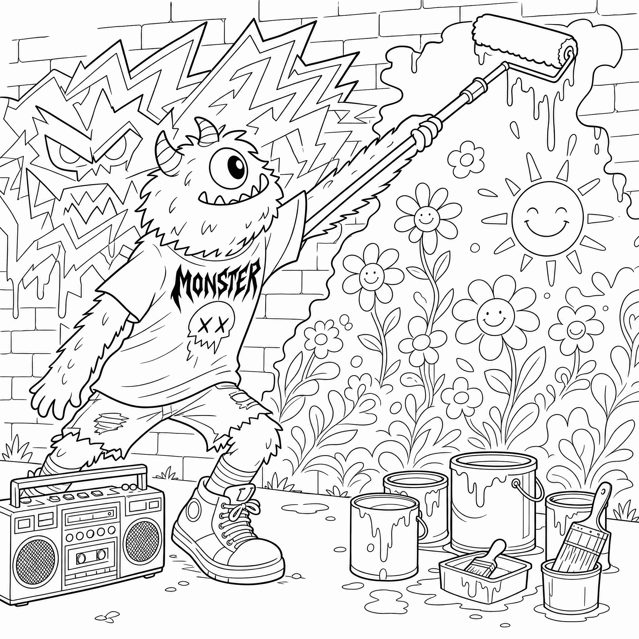 A free Puzzle Pigment coloring page